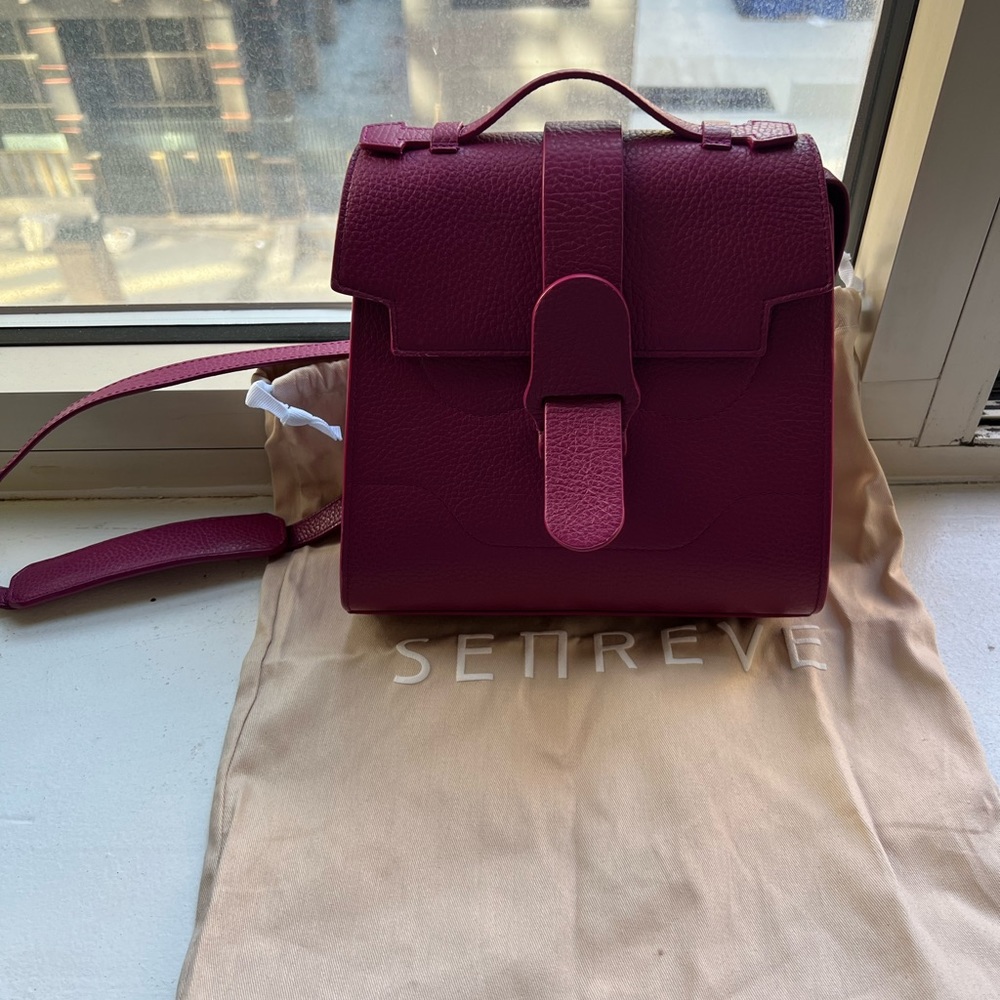 Senreve Alunna Bag Dolce Raspberry Convertible Crossbody (orig. $600)